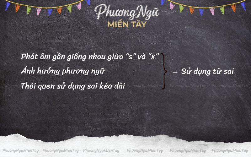 Lý do sử dụng từ đề xuất sai
