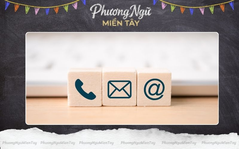 Cách thức liên hệ website Phương Ngữ Miền Tây