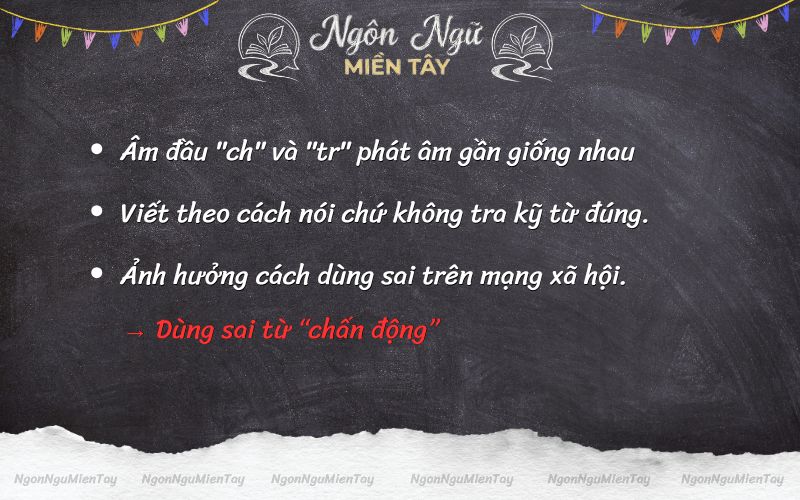 Nguyên nhân nhầm lẫn giữa "chấn động" và "trấn động"
